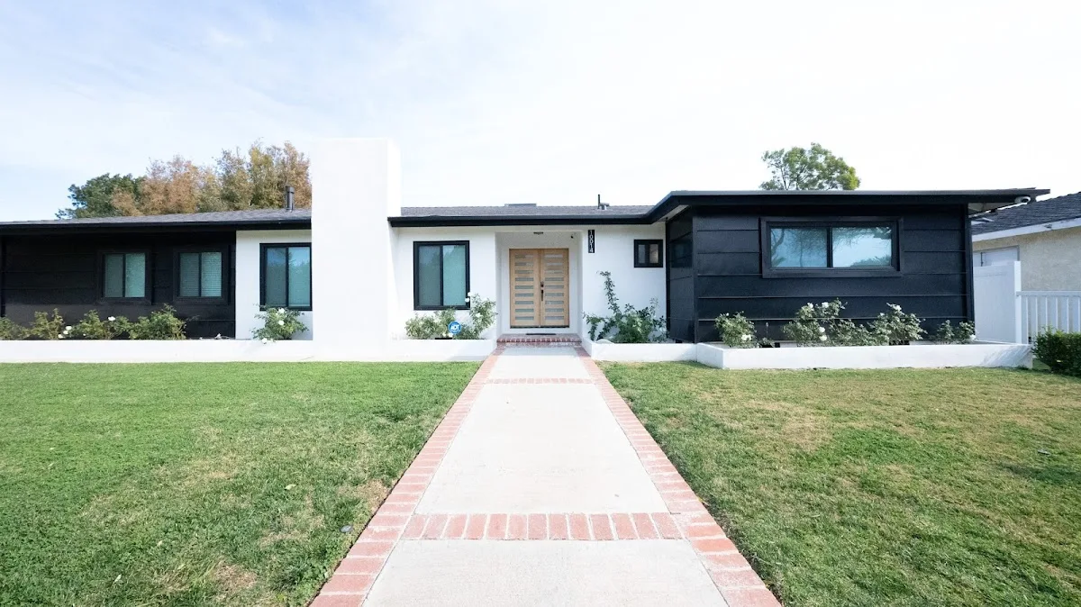 Welcoming entrance with landscaped path at Bright Paths Recovery, a detox center in Los Angeles.