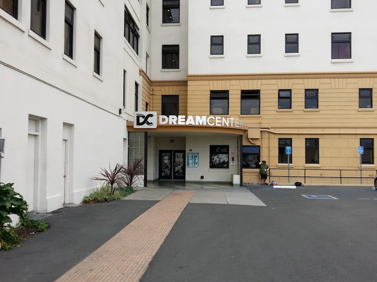 Welcoming entrance of Dream Center Foundation, a sober living home in Los Angeles.